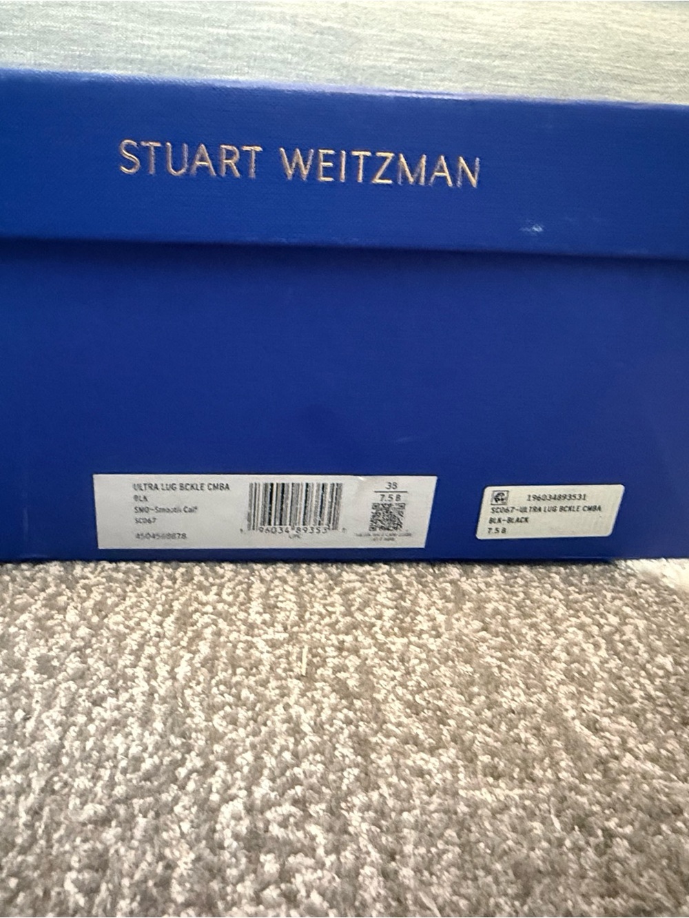 Stuart Weitzman Men’s Blazer Box — Vibrant Blue